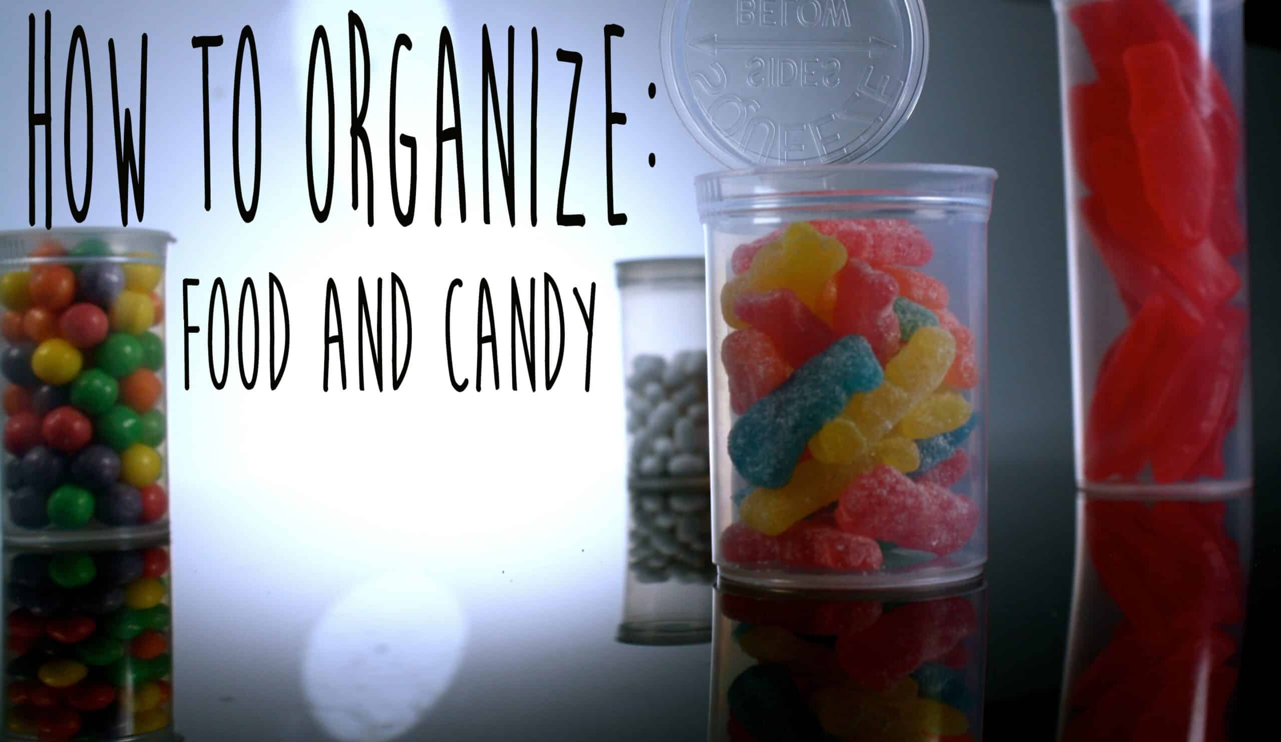 How to Organize Candy with Plastic Containers